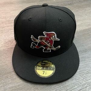 NWT Tucson Roadrunners New Era 59FIFTY Fitted Hat Sz 7 1/2 READ